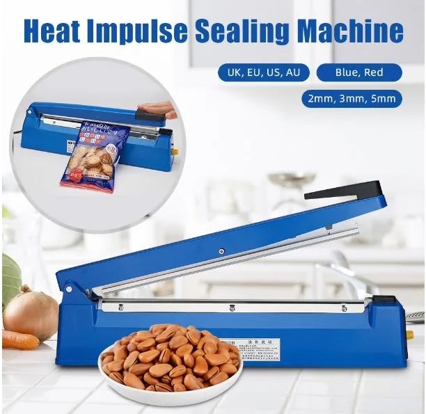 Manufacture and Making Hand Sealing 8&quot;/200 mm/8 Inch/20 Cm Length with Sealing 2.0 mm Width Impulse Plastic Bag Sealer Pfs-200 Manual Ploy Film Sealing Machine