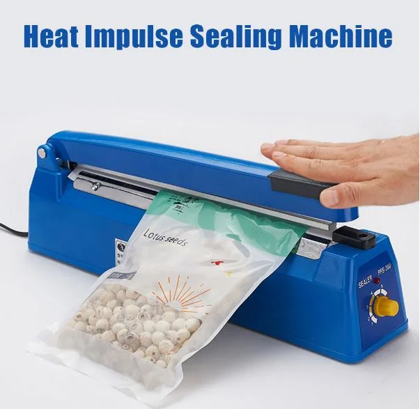 Manufacture and Making Hand Sealing 8&quot;/200 mm/8 Inch/20 Cm Length with Sealing 2.0 mm Width Impulse Plastic Bag Sealer Pfs-200 Manual Ploy Film Sealing Machine