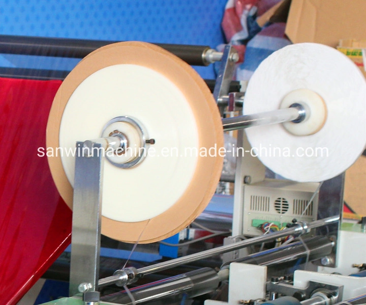 Biodegradable PP PE Plastic Bag Making Machine for Packaging Bag, Shopping, Patch, Flower, Chicken, Bread, Garbage T Shirt Bag Plastic Film Folding Machine