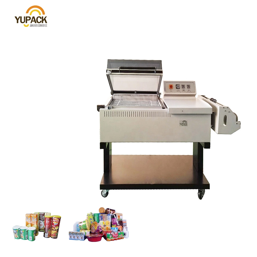 Semi-Automatic 2 in 1 /One Step POF Film Sealer Heat Shrink Pack/Packing/ Packaging/Wrap/Wrapping Machine for Case Box Book