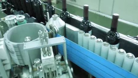 Full Automatic Wet Glue Paper Label Labeling Machine for Alcohol Product