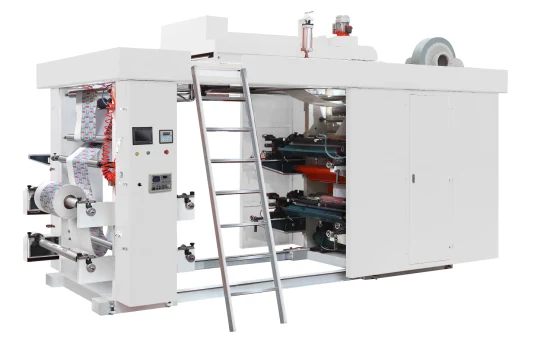 4color Flexo Printing Machine for Paper Bag/Non-Woven/Woven/Plastic Film