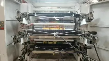 China Central Drum Automatic 6 Color Plastic Film Flexographic/Flexo Printing Machine