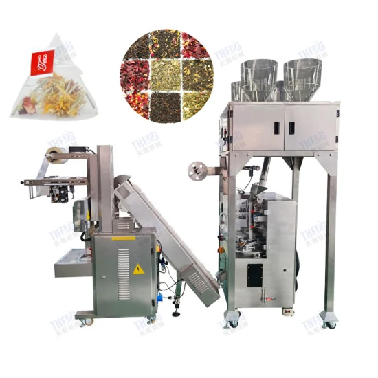 Automatic Small Nylon Mesh Pyramid Tea Envelope Bag Vertical Packing Machine