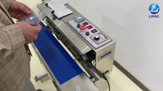 Lps-150 (Horizontal type) Automatic Horizontal Plastic Film Bags Heat Sealing Machine Continuous Band Sealer with Counter